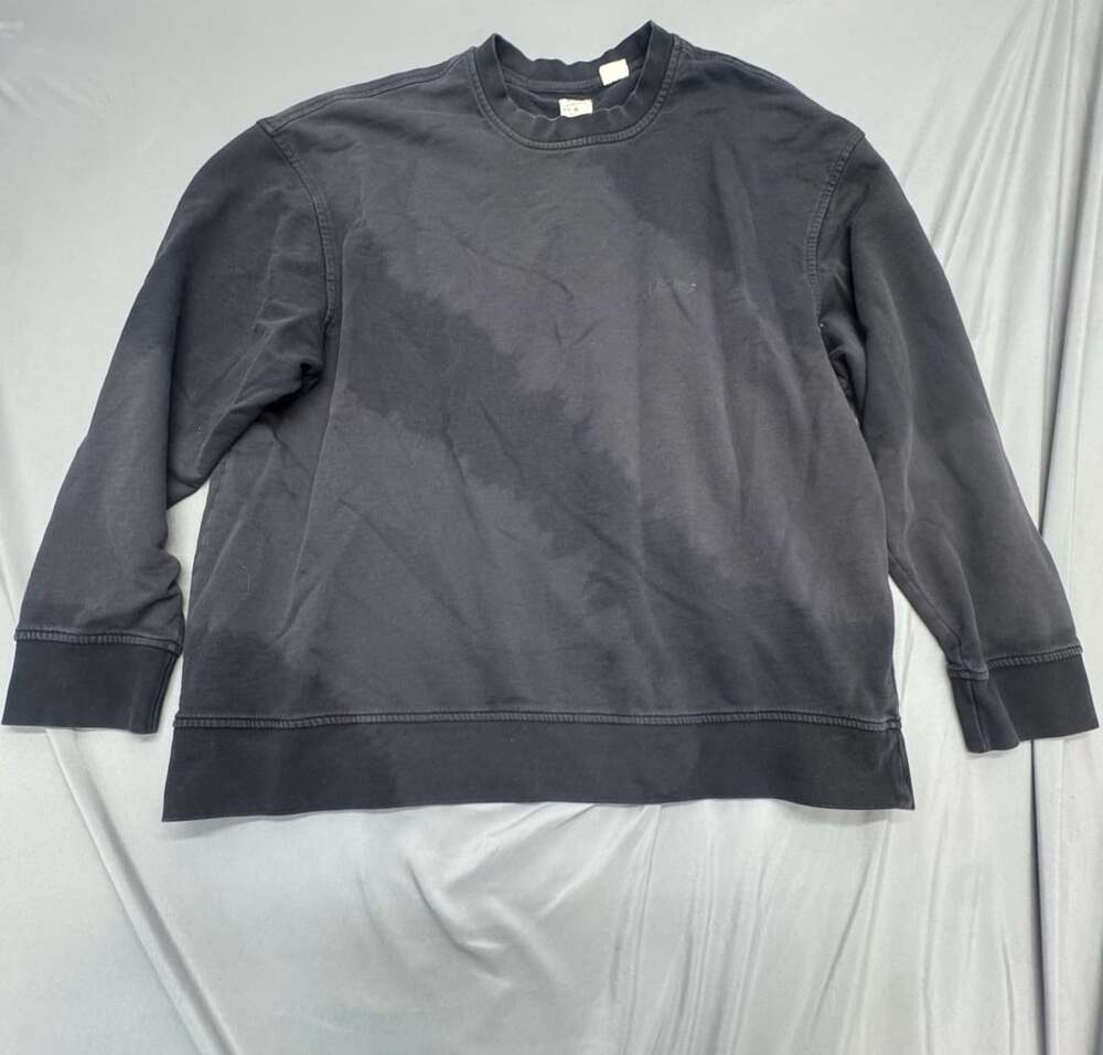 Levi's Sweatshirt XL Relaxed Black Crewneck